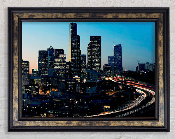 The Ring Road To Hong Kong Framed Print