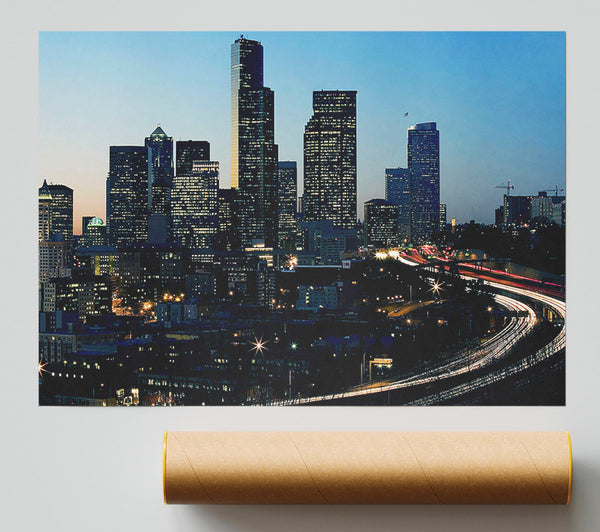 The Ring Road To Hong Kong Giclee Print