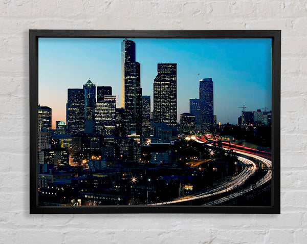 The Ring Road To Hong Kong Framed Print