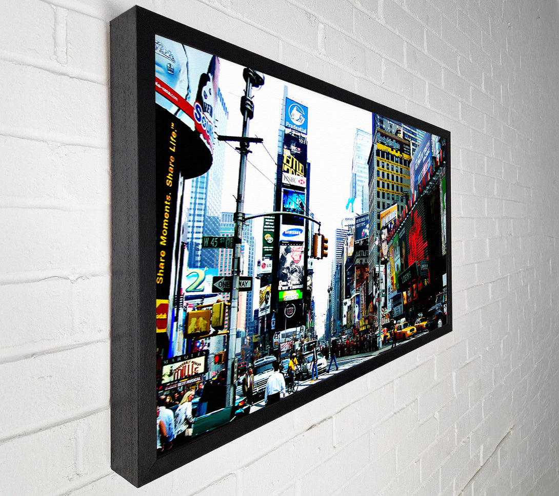  A Canvas Print of Times Square NYC Canvas Print