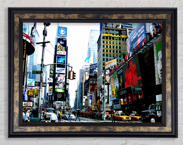 Times Square NYC Framed Print