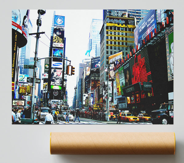 Times Square Nyc Print