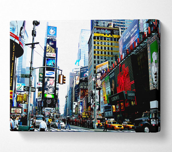  A Canvas Print of Times Square NYC Canvas Print