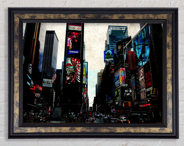 Times Square Framed Print