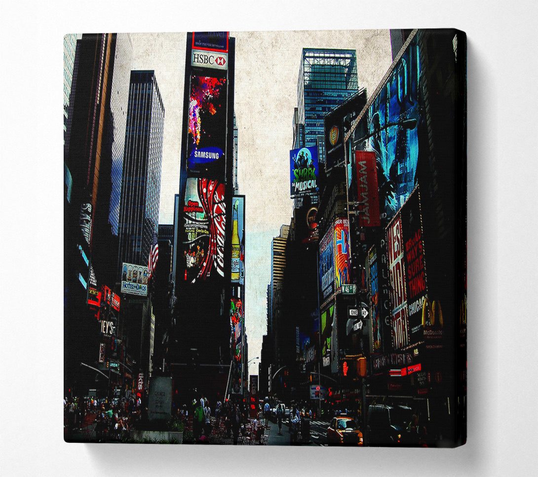  A Canvas Print of Times Square Canvas Wall Art