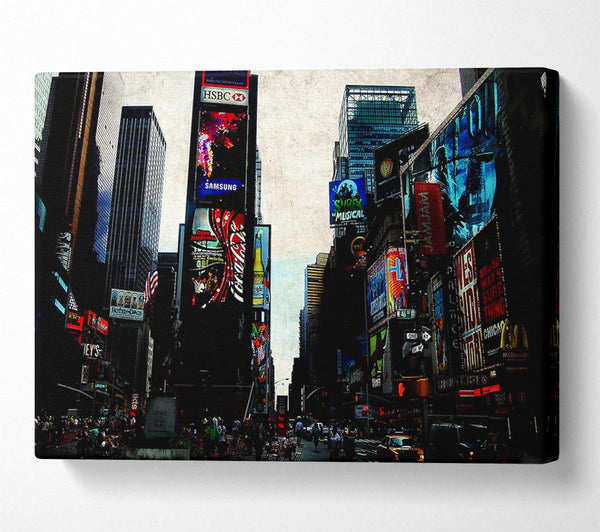  A Canvas Print of Times Square Canvas Wall Art