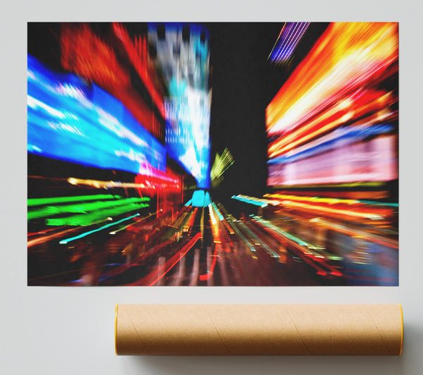 Tokyo City Lights Poster