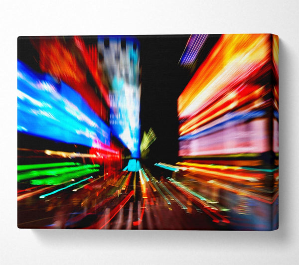  A Canvas Print of Tokyo City Lights Canvas Art