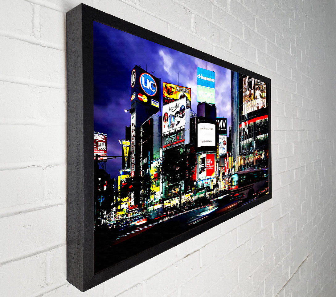  A Canvas Print of Tokyo City Nights Canvas Print