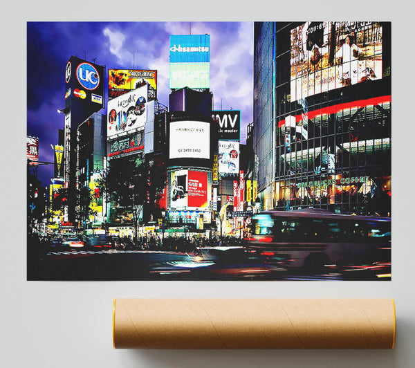 Tokyo City Nights Print