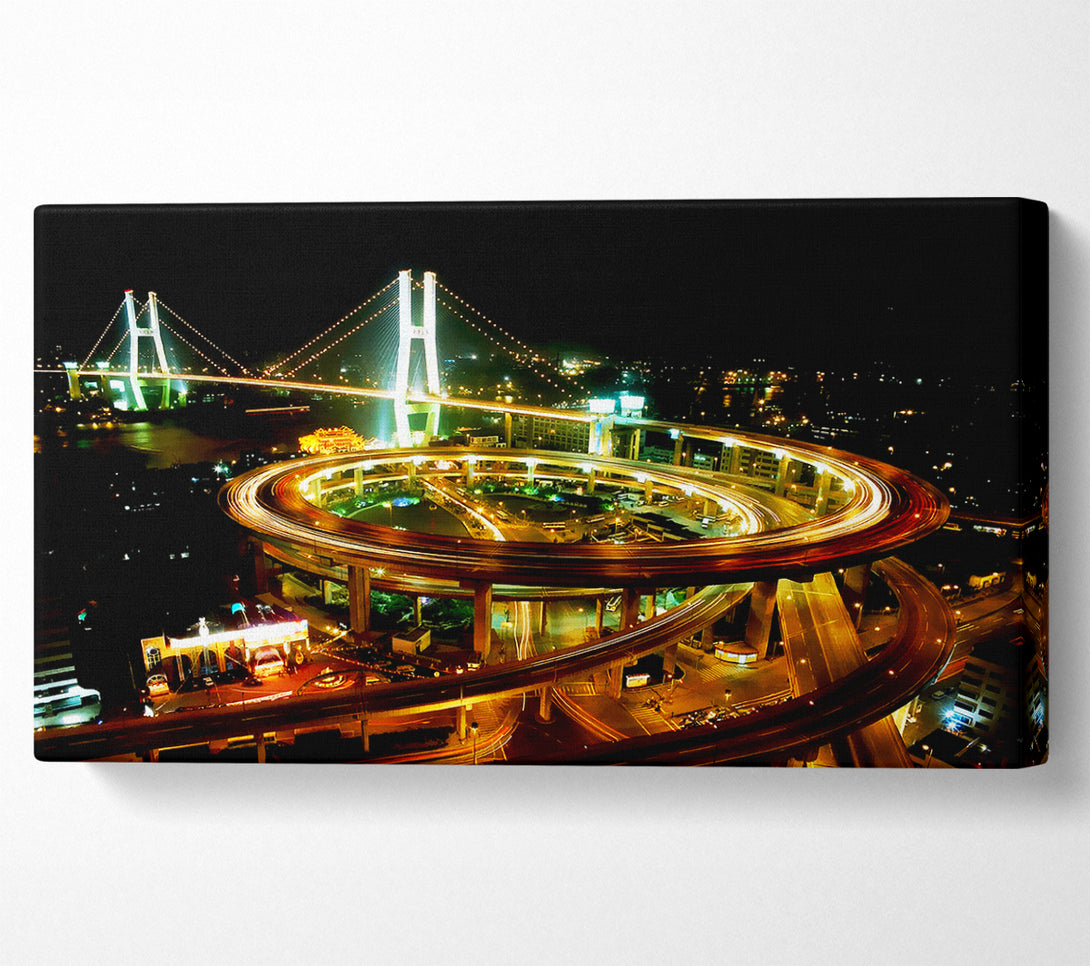  A Canvas Print of Tokyo Highway Canvas Wall Art