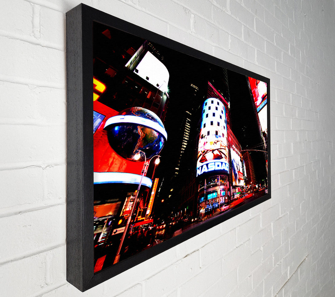  A Canvas Print of Tokyo Night Lights Canvas Print