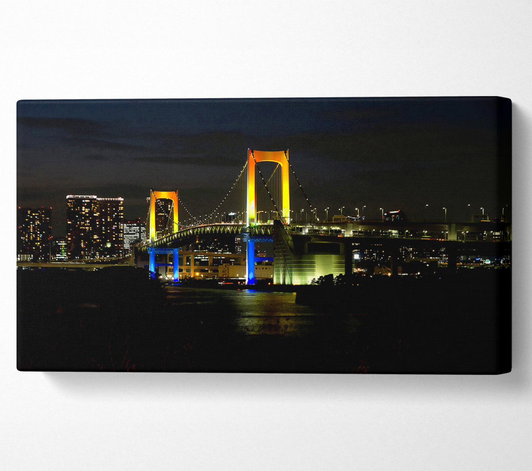  A Canvas Print of Tokyo Rainbow Bridge Canvas Art