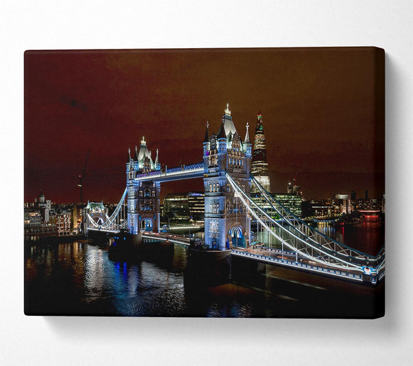  A Canvas Print of Tower Bridge From Guoman Hotel Canvas Wall Art