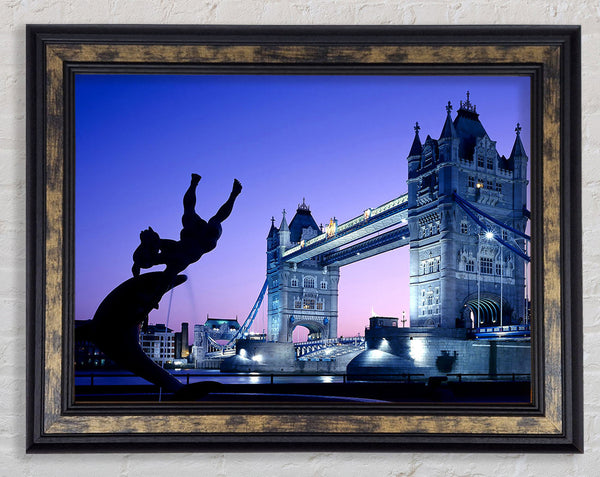 Tower Bridge London Uk Framed Print