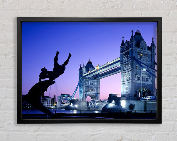 Tower Bridge London Uk Framed Print