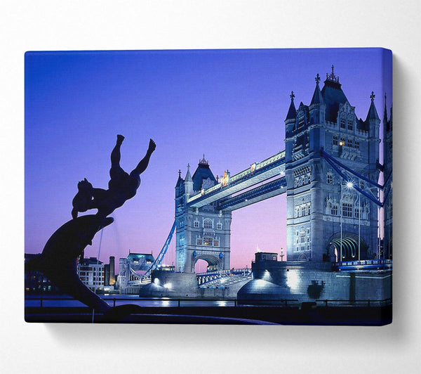  A Canvas Print of Tower Bridge London Uk Canvas Wall Art