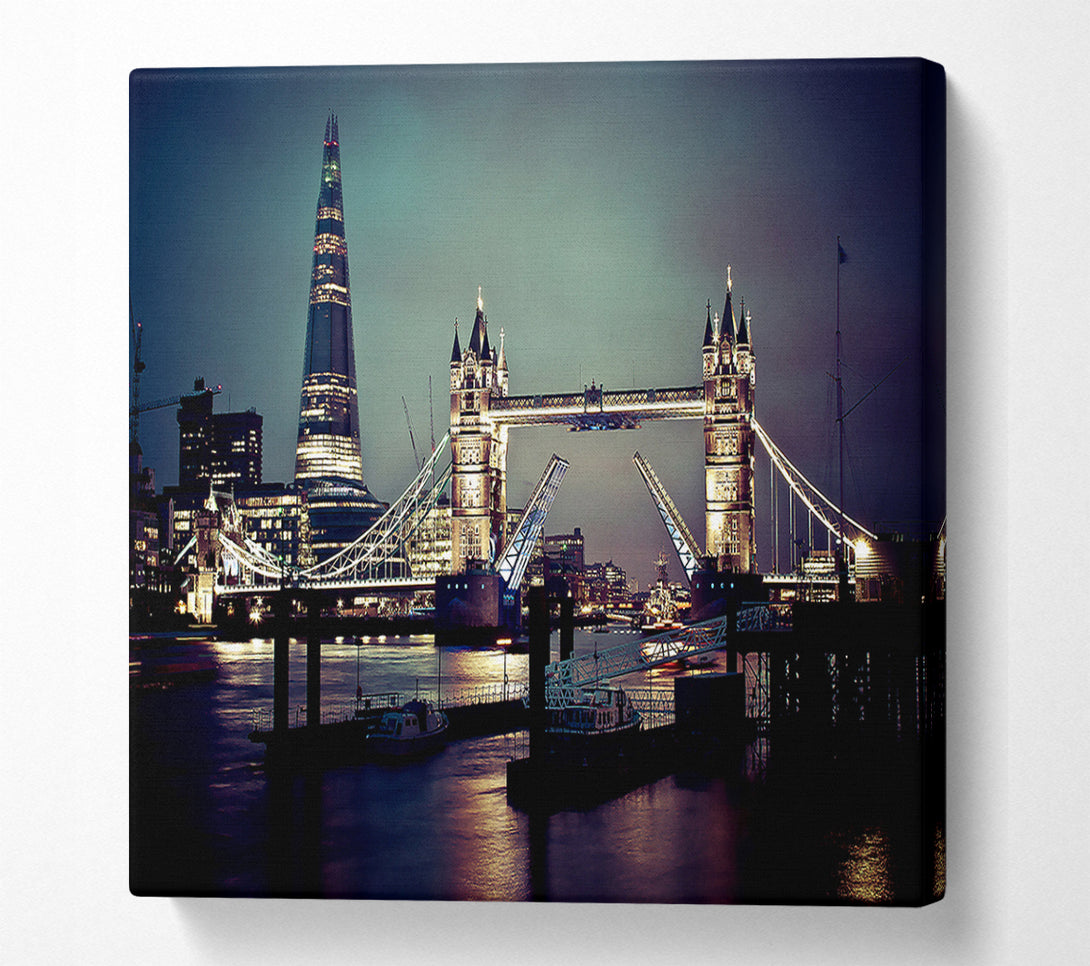  A Canvas Print of Tower Bridge Of London Canvas Wall Art