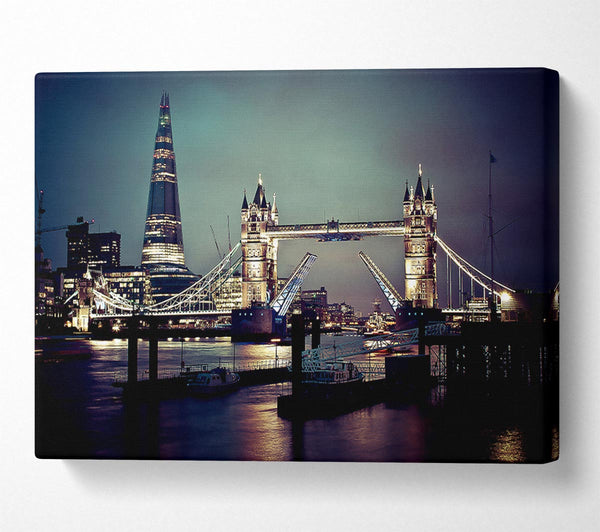  A Canvas Print of Tower Bridge Of London Canvas Wall Art