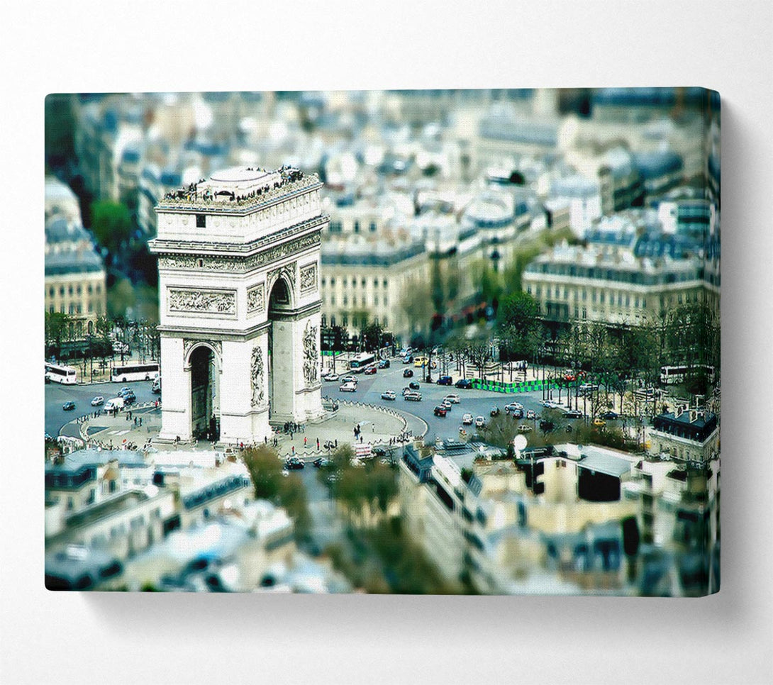  A Canvas Print of Triumphal Arch Paris Canvas Art