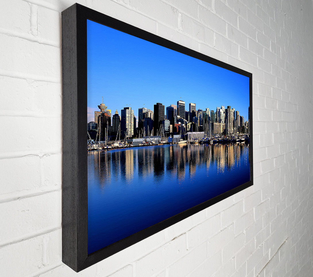  A Canvas Print of Vancouver Skyline Canvas Art
