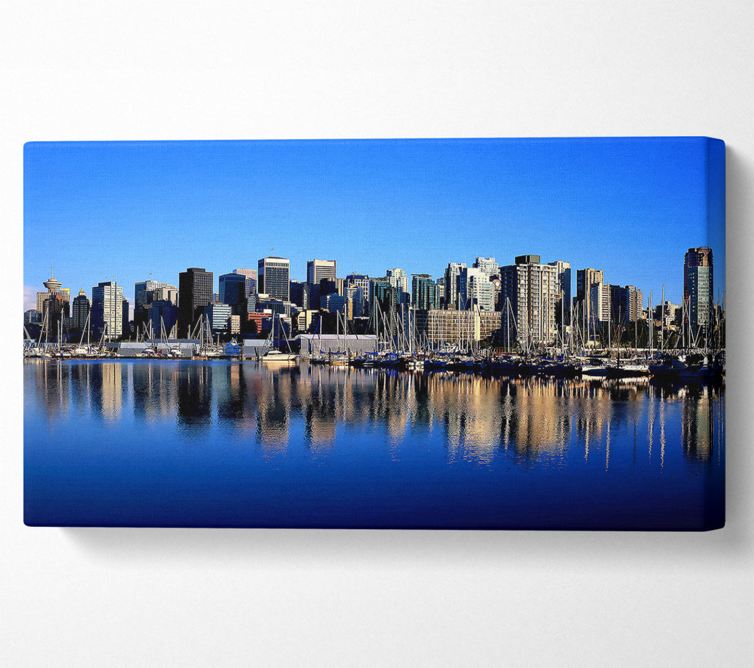  A Canvas Print of Vancouver Skyline Canvas Art