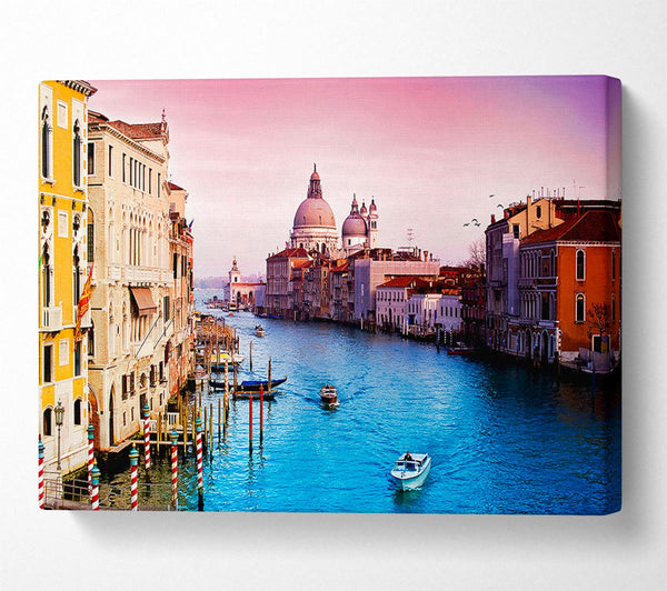  A Canvas Print of Venice On The River Canvas Wall Art