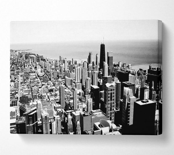  A Canvas Print of View Over Manhattan Canvas Wall Art