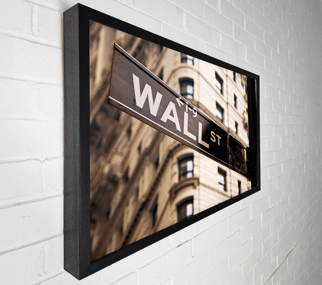  A Canvas Print of Wall Street Canvas Wall Art