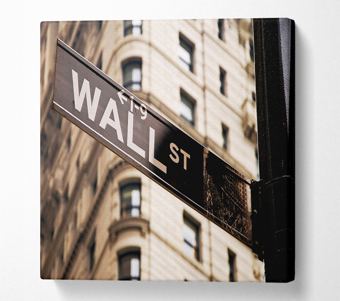  A Canvas Print of Wall Street Canvas Wall Art