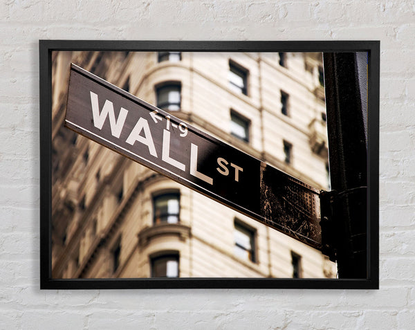 Wall Street Framed Print