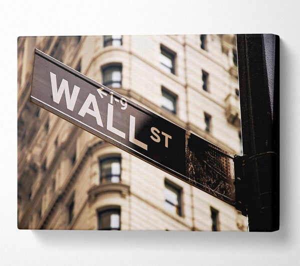 A Canvas Print of Wall Street Canvas Wall Art
