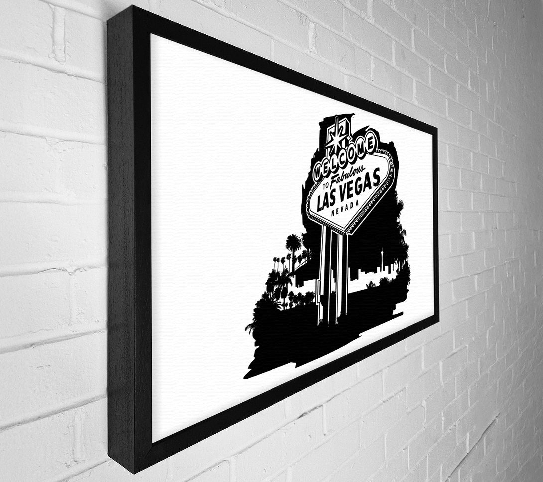  A Canvas Print of Welcome To Fabulous Las Vegas Canvas Print