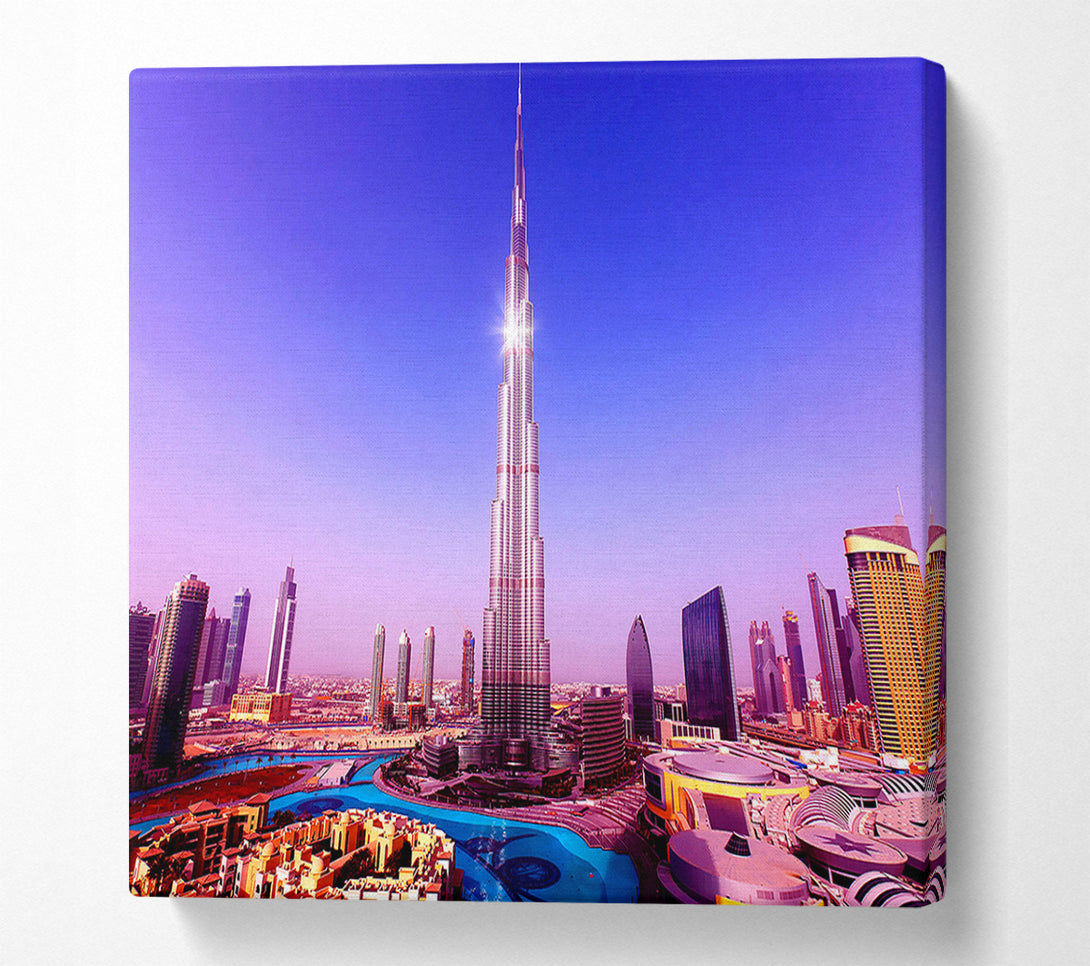  A Canvas Print of Worlds Tallest Tower Burj Khalifa Canvas Print