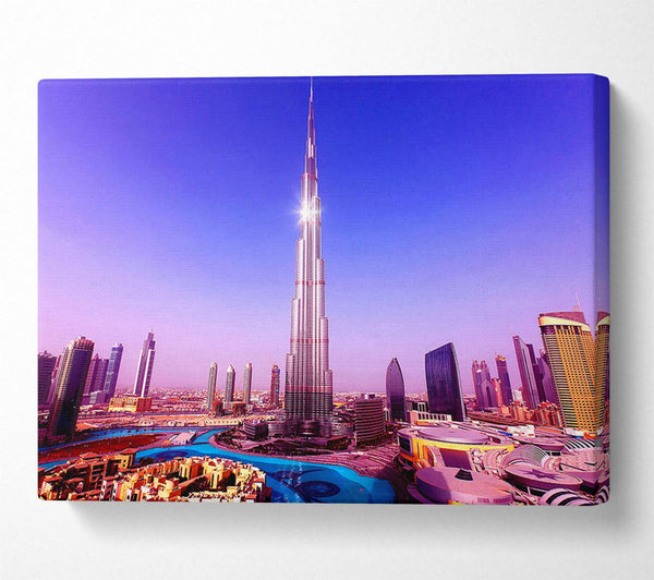  A Canvas Print of Worlds Tallest Tower Burj Khalifa Canvas Print