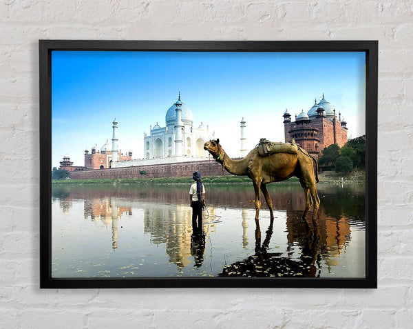 Yamuna River Agra India Framed Print