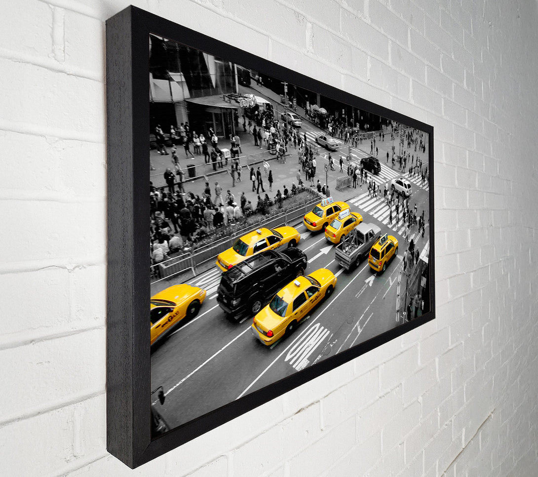  A Canvas Print of Yellow Cabs New York City Canvas Art