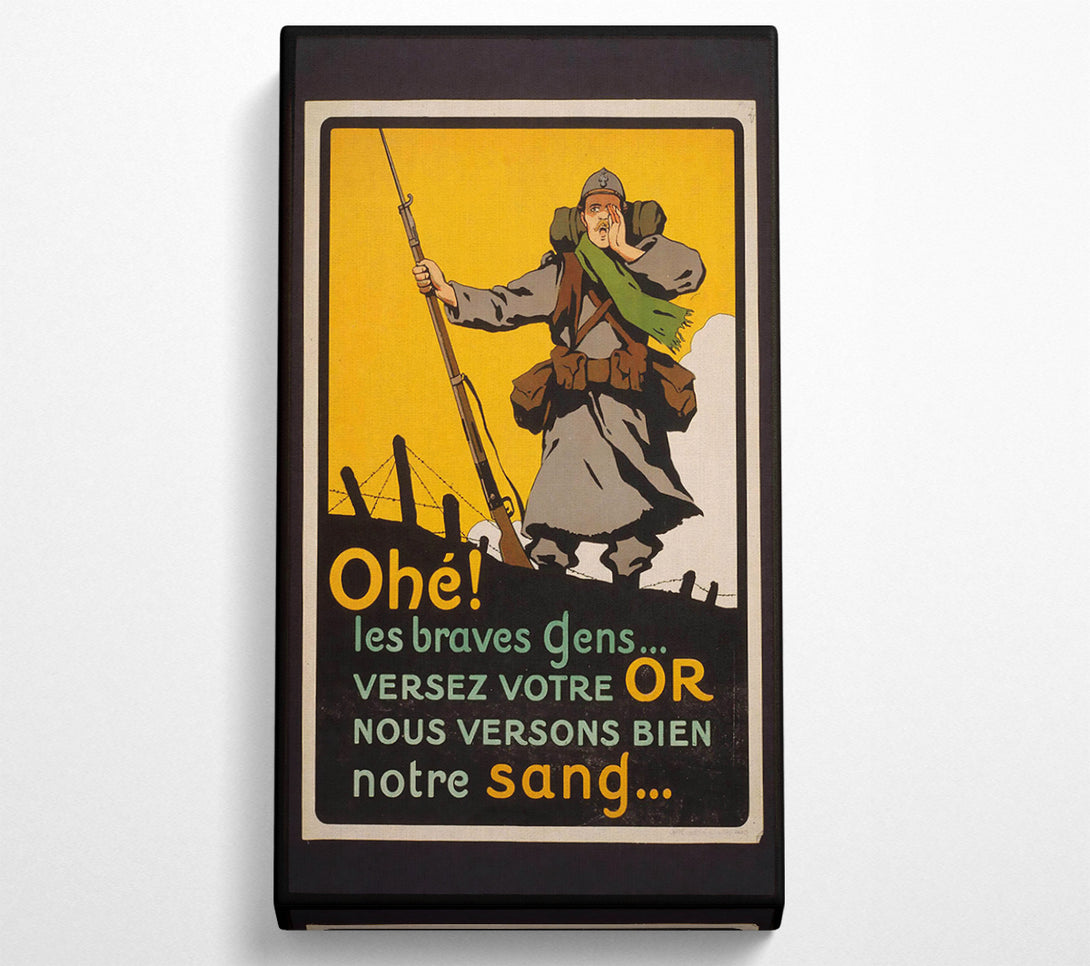  A Canvas Print of A Soldier Canvas Art