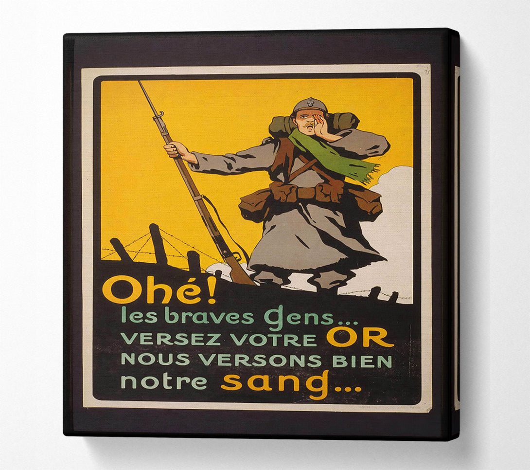  A Canvas Print of A Soldier Canvas Art