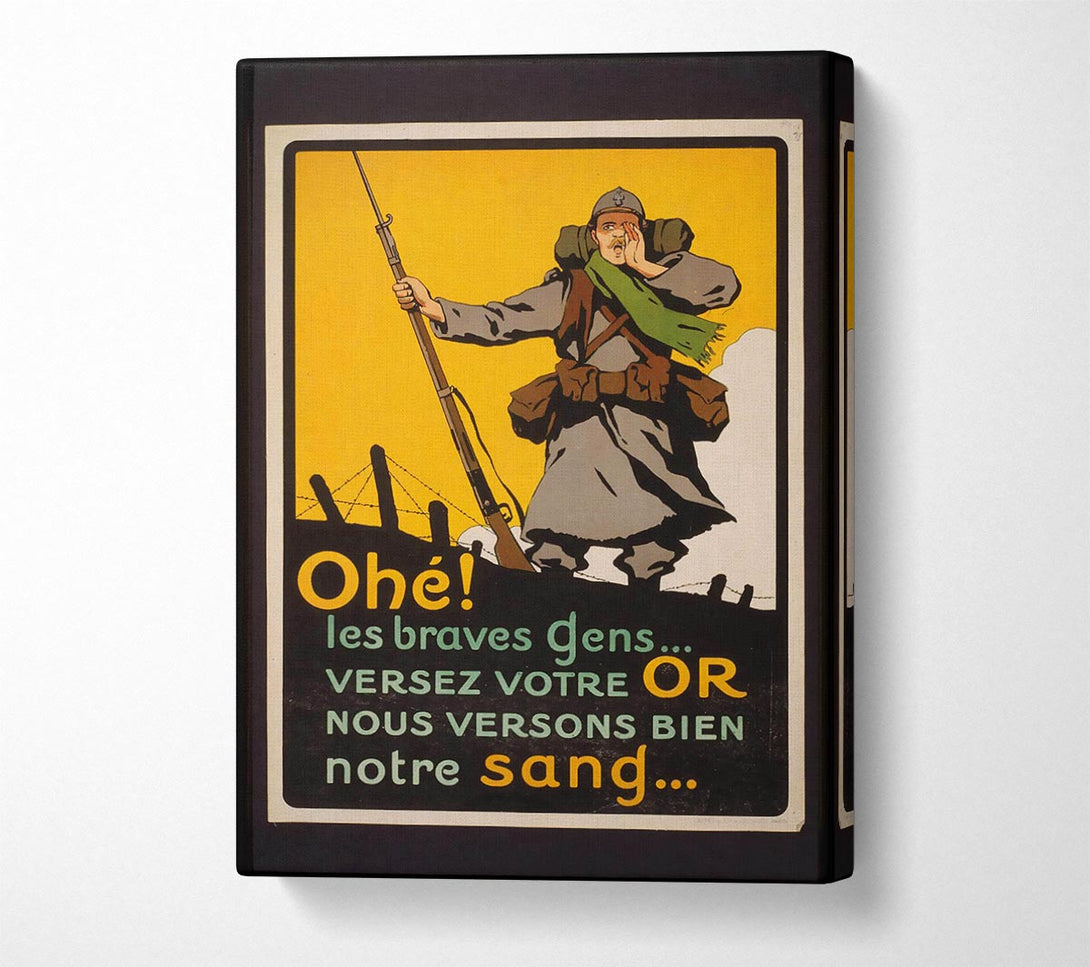  A Canvas Print of A Soldier Canvas Art