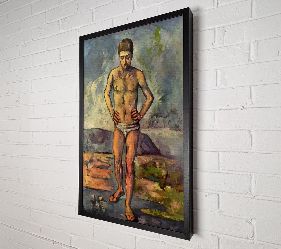  A Canvas Print of Cezanne A Swimmer Canvas Wall Art