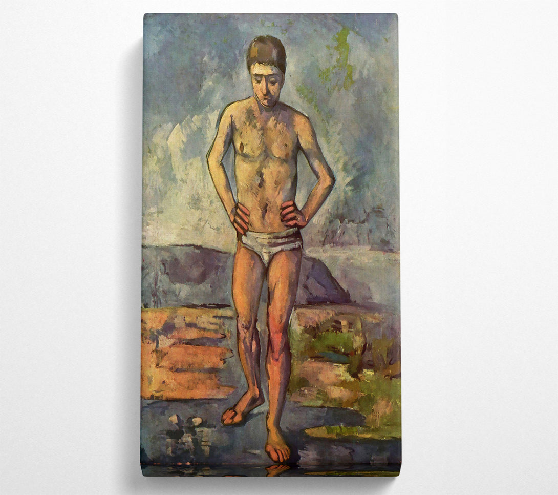  A Canvas Print of Cezanne A Swimmer Canvas Wall Art