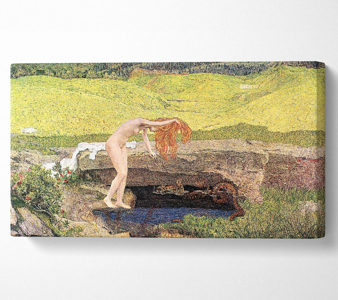  A Canvas Print of Segantini A Vanity Canvas Art
