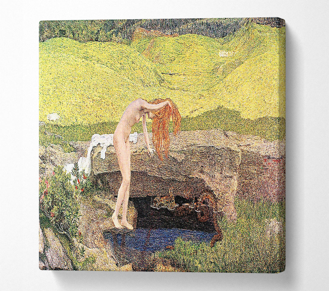 A Canvas Print of Segantini A Vanity Canvas Art