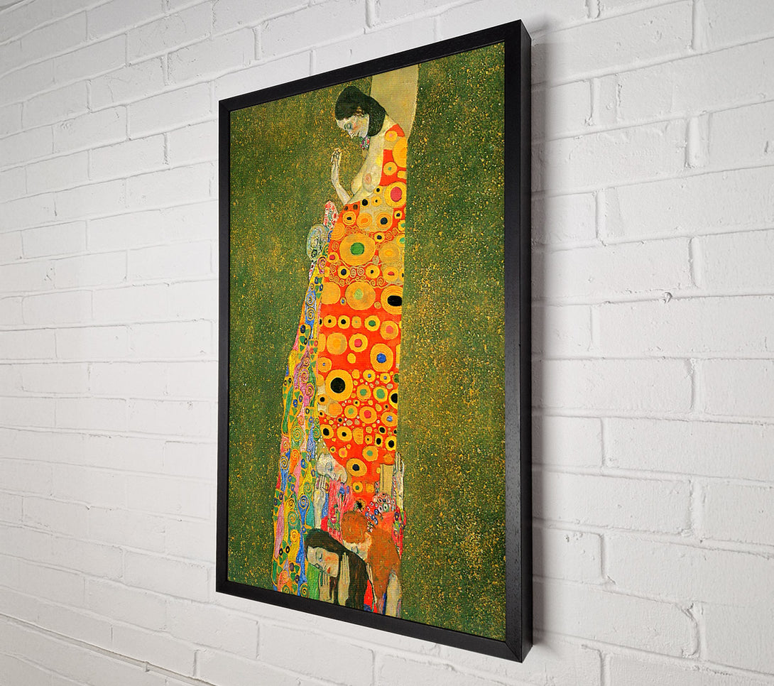  A Canvas Print of Klimt Abandoned Hope Canvas Wall Art