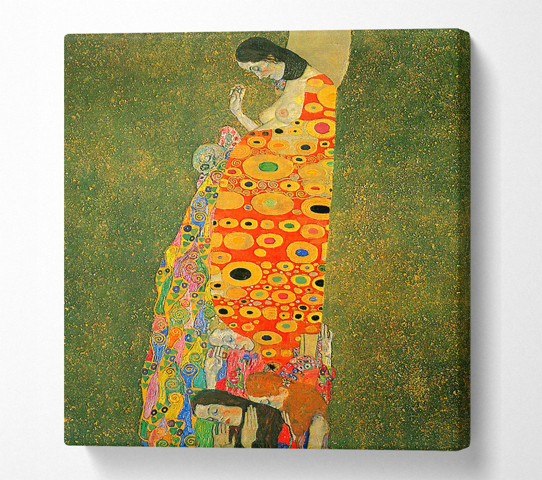  A Canvas Print of Klimt Abandoned Hope Canvas Wall Art