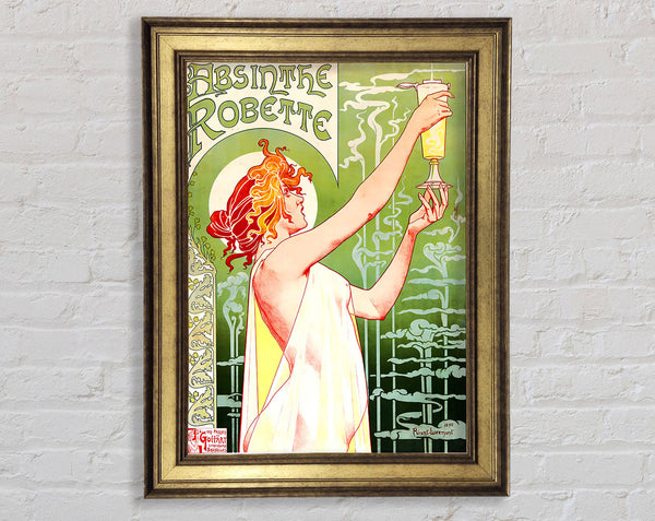 Absinthe Robette Framed Print