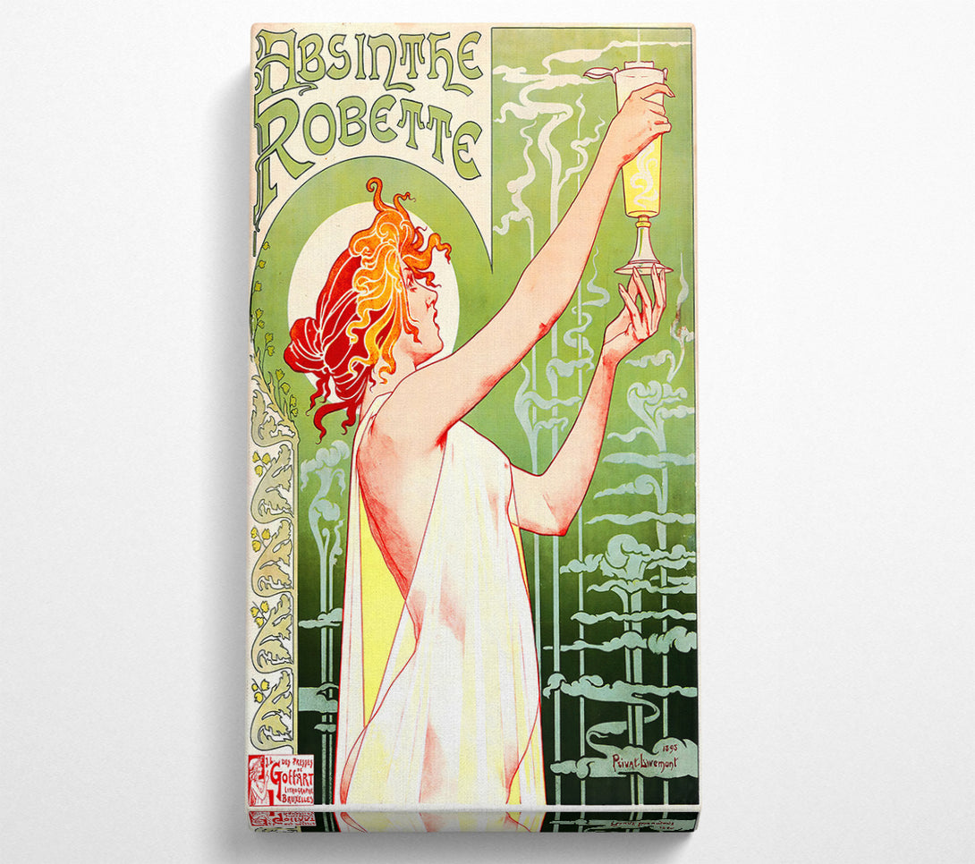  A Canvas Print of Absinthe Robette Canvas Wall Art