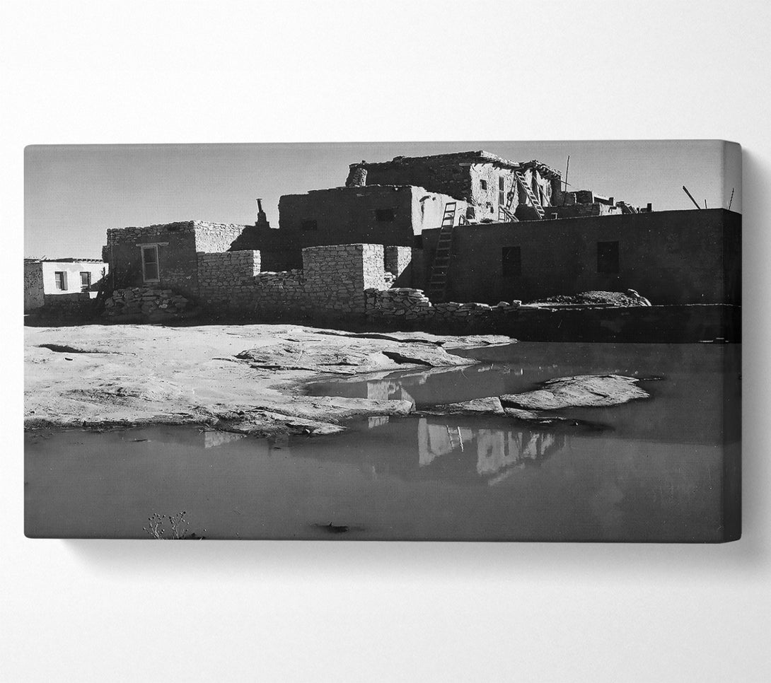  A Canvas Print of Ansel Adams Acoma Pueblo 3 Canvas Print