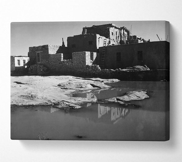  A Canvas Print of Ansel Adams Acoma Pueblo 3 Canvas Print
